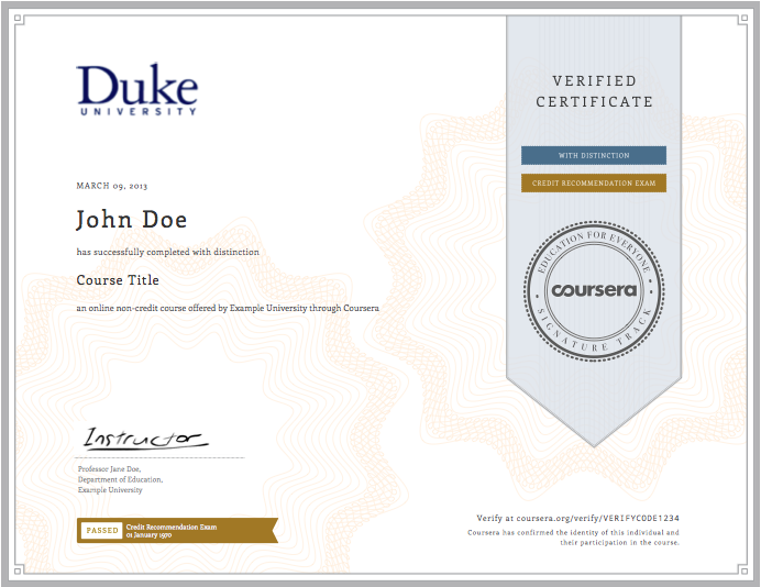 Should you pay for a verified statement of accomplishment? Should you pay for a verified statement of accomplishment?