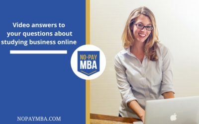 Video answers to your questions about studying business online